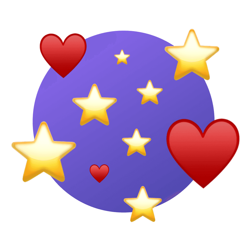Too many hearts and stars on Google Maps!