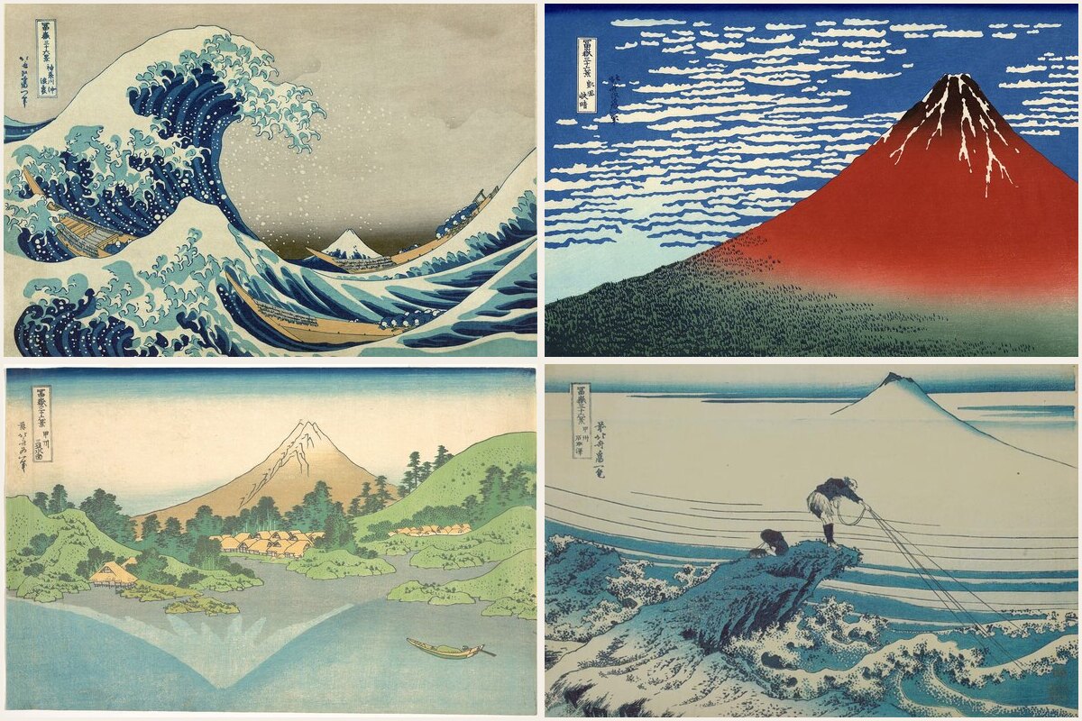 Hokusai's 36 Views of Mount Fuji: A Map of Every Viewpoint